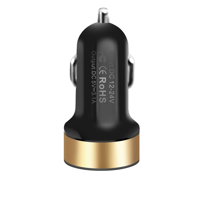 Автомобильное зарядное устройство AMEEC Mini 5V 2.1A + 1A с двумя usb-портами автомобильное