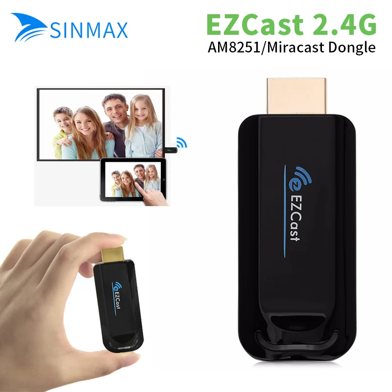 Ezcast 2 4G беспроводной hdmi wifi Дисплей allshare литой Ключ адаптер miracast ТВ палка приемник