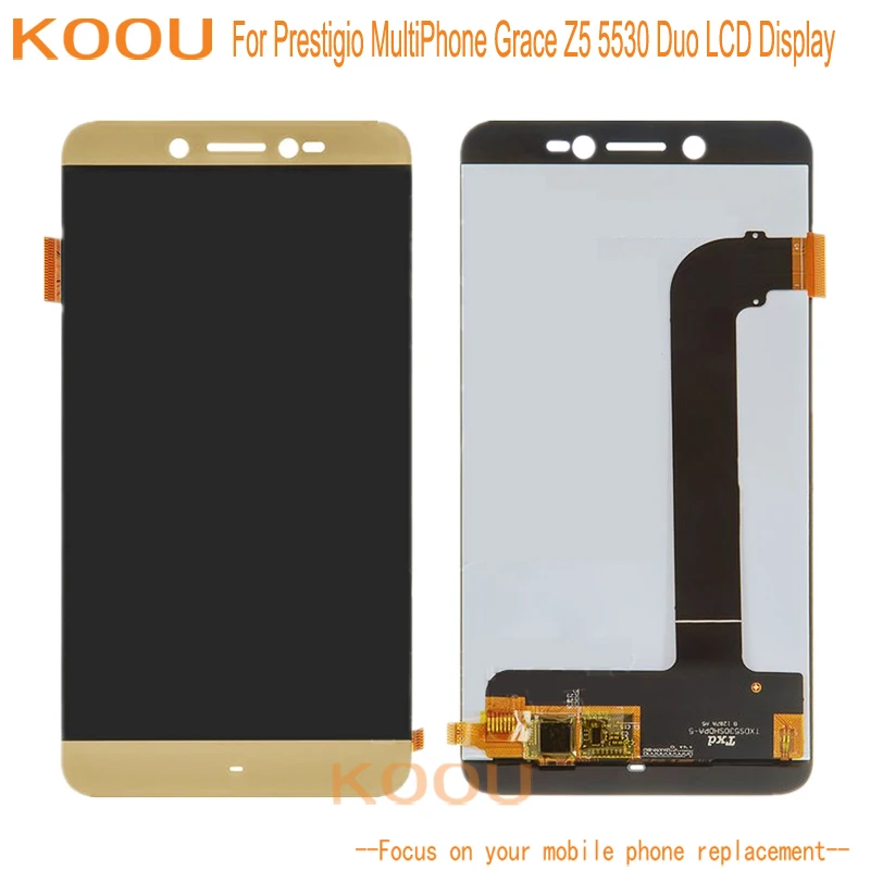 ЖК дисплей для Prestigio MultiPhone Grace Z5 5530 Duo + сенсорный экран дигитайзер сборка Замена