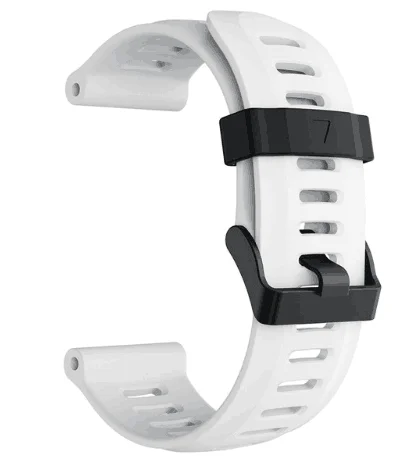 Oulucci 26 мм ширина ремешок для часов Garmin Fenix 3 Band открытый спортивный силиконовый ремешок для Garmin Fenix 3HR/Fenix 5X с инструментами - Цвет ремешка: White