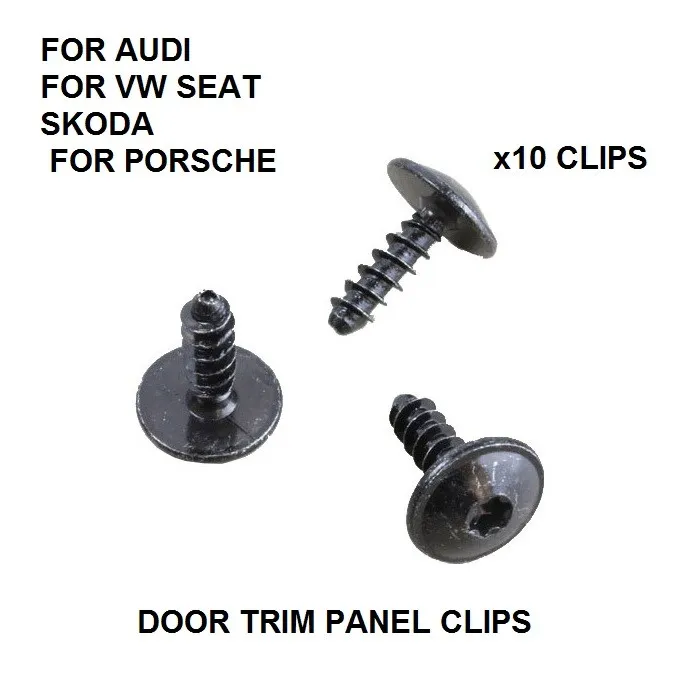 

FOR AUDI FOR VW SEAT SKODA FOR PORSCHE WHEEL ARCH SPLASH GUARD TORX SCREW x10 NEW SET N90775001 / N90648702 / N077501