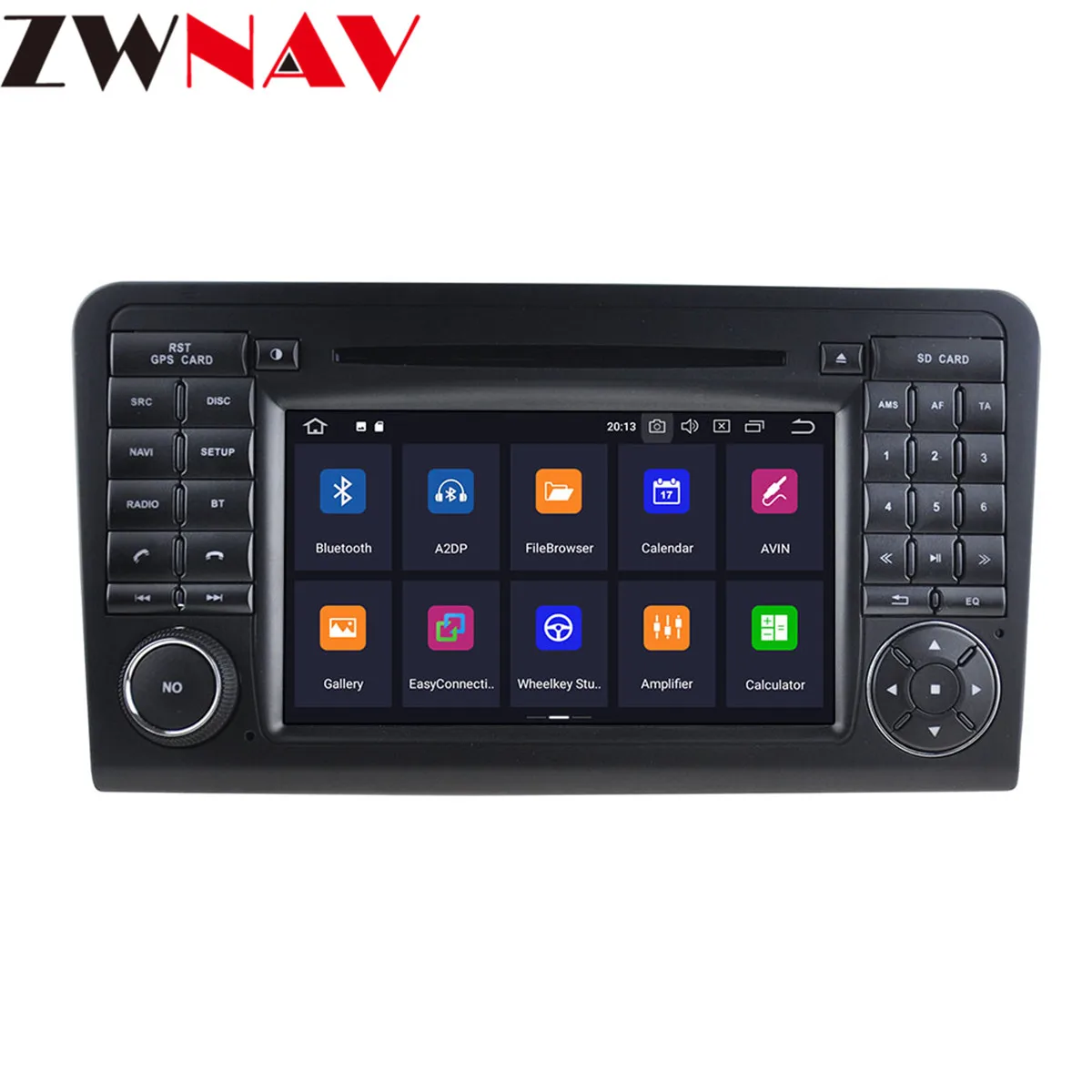 Автомобильный DVD плеер IPS Android 9 0 для Mercedes Benz GL ML CLASS W164 ML350 ML500 X164 GL320 2005 2012 GPS