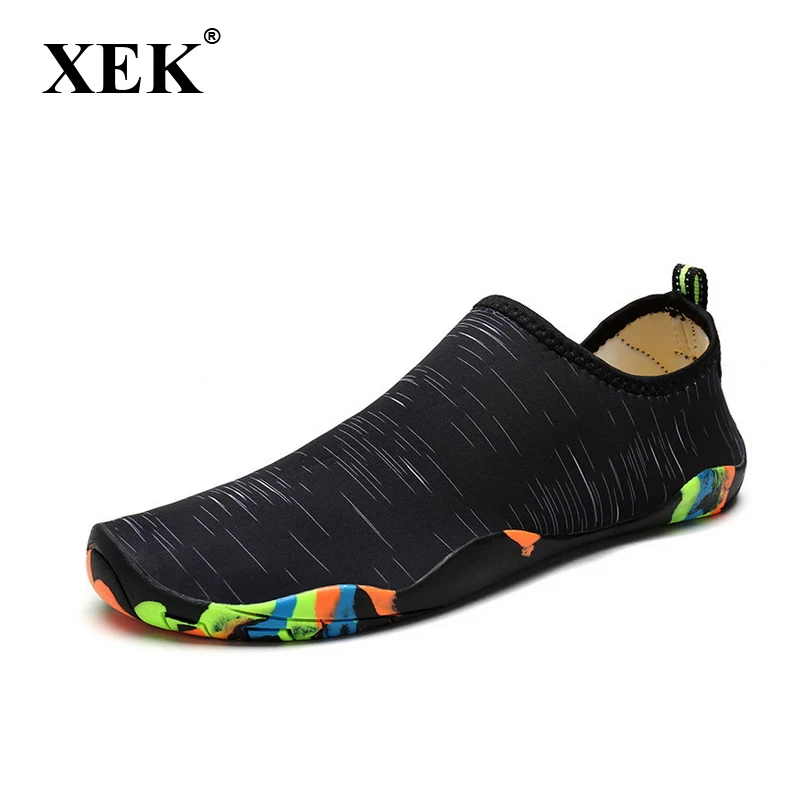 Летняя уличная Мужская обувь для воды XEK мужские пляжные плавательные туфли