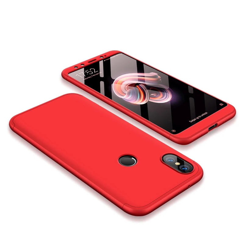 Красный Модный чехол для Xiaomi mi 6X A2, противоударный чехол, жесткий матовый чехол на заднюю панель телефона для Xiaomi mi a2 mi 6x, защитный чехол - Цвет: Красный
