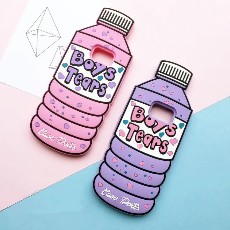 3D «Boys Tears» Милая бутылка для Galaxy S8 Plus чехол мягкий мультяшный силиконовый телефон для samsung S6 S7 Edge Plus Note 8 4 5 Чехол Note8