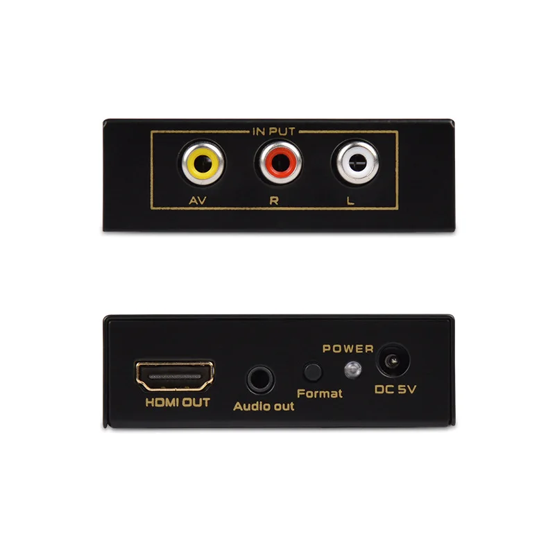 AV ZU HDMI-совместимый видео конвертер Adattatore RCA Мини Композитный CVBS HDMI 720 p/1080p
