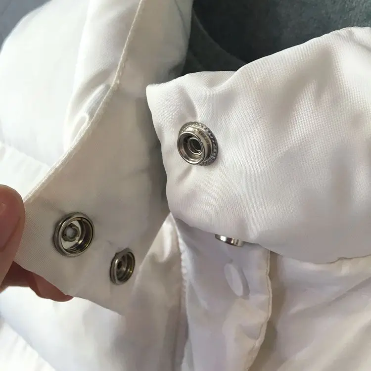 XS S M L размер для 45 65 кг/99lb 143lb зимний женский жилет однотонный Свободный теплый