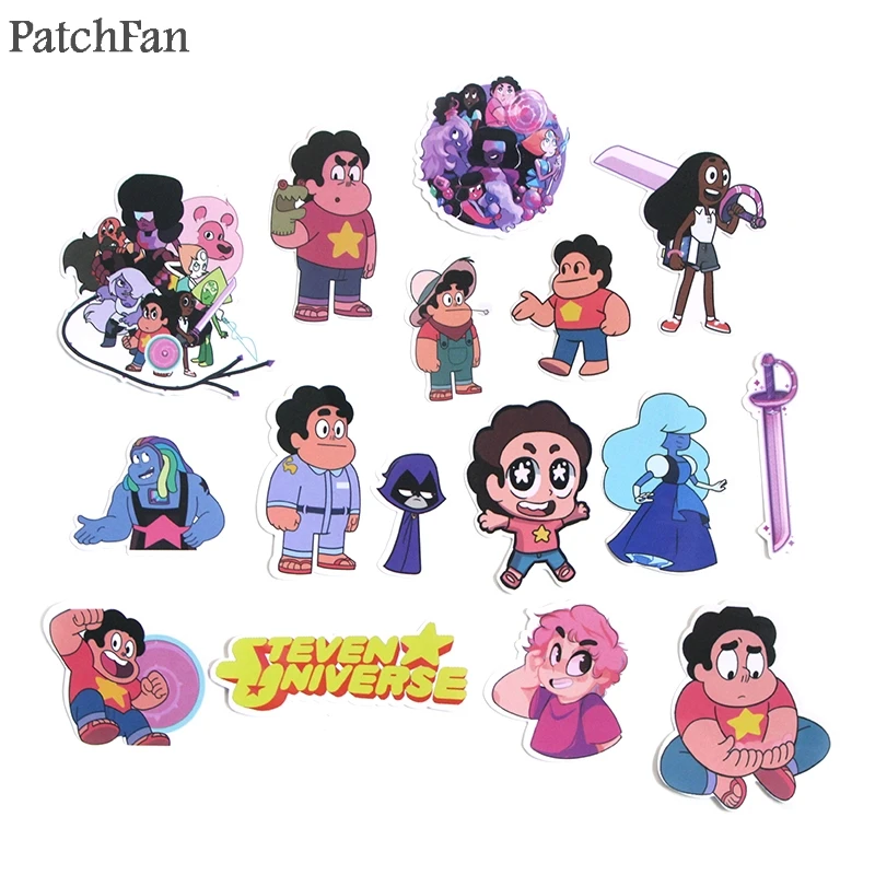 Patchfan 60 шт. Стивен Вселенная детская игрушка наклейка для DIY Скрапбукинг альбом ноутбук телефон наклейки на ноутбуки водонепроницаемый стикер A1290