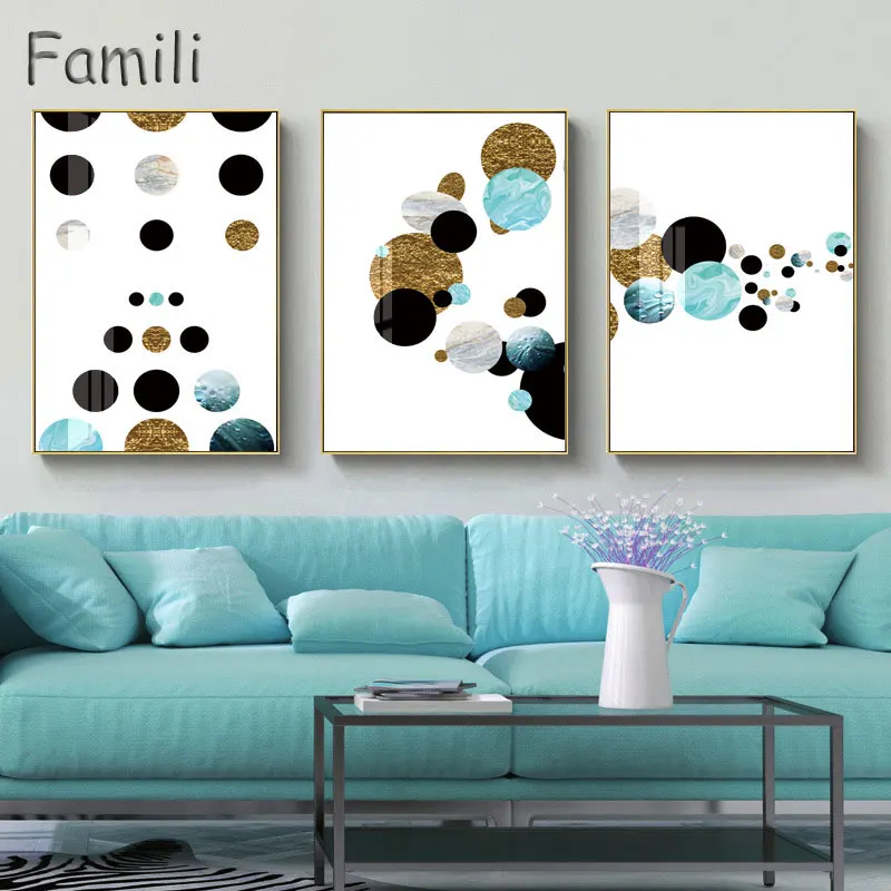 Скандинавские золотые растения цветы листья холст фотообои с уникальным декором