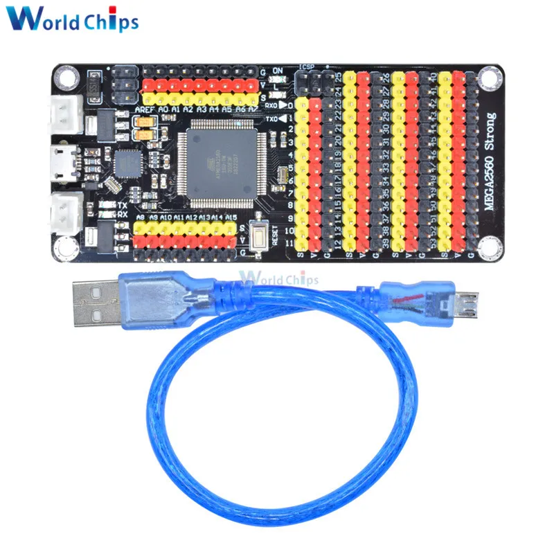 Плата программирования DM Strong Series ATMEGA16U2 ATMEGA2560 плата расширения микроконтроллера