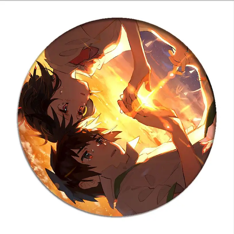 1 шт. Kimi no Na wa ваше имя значок косплея Тачибана Taki Брошь булавка миямидзу мицуха