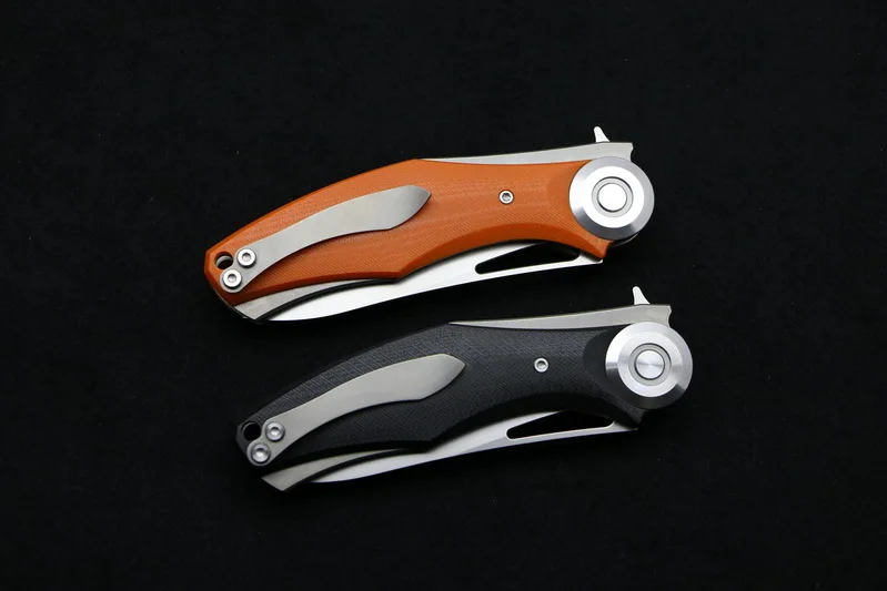 Складной нож D2 blade G10 с титановой ручкой для выживания на природе охоты кемпинга