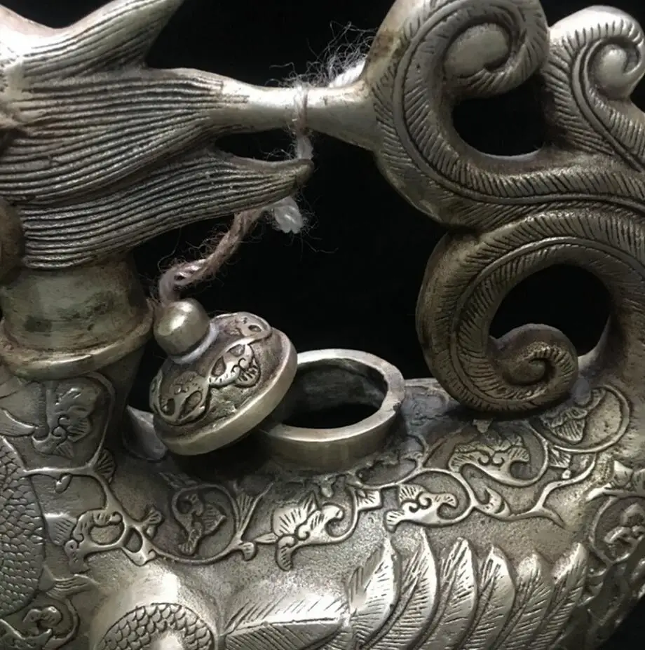 SUIRONG -- New-1127 + чистый Qianlong Phoenix первый чайник домашний интерьер классические