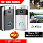 Умный IP-видеодомофон, беспроводной видеозвонок с Wi-Fi, двухсторонний разговор, умная ИК-сигнализация, дверной звонок, камера безопасности HD для квартир