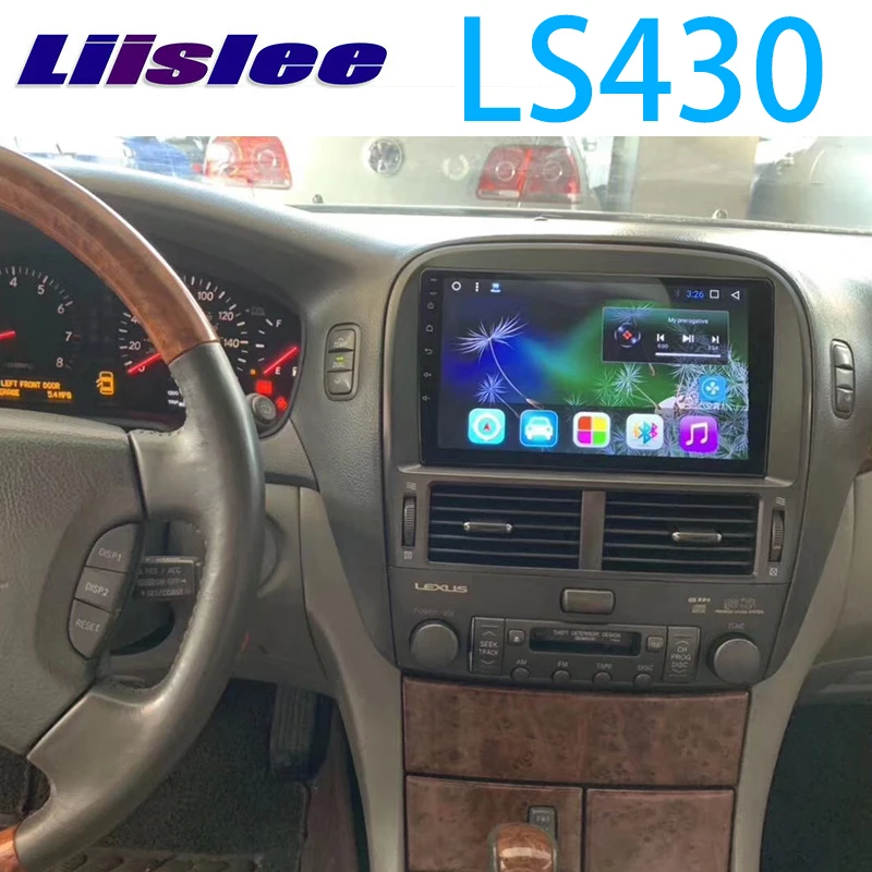LiisLee Автомобильный мультимедийный gps Hi-Fi аудио Радио стерео для Lexus LS 430 LS430 XF30 2000~ 2006 стиль CarPlay навигация NAVI
