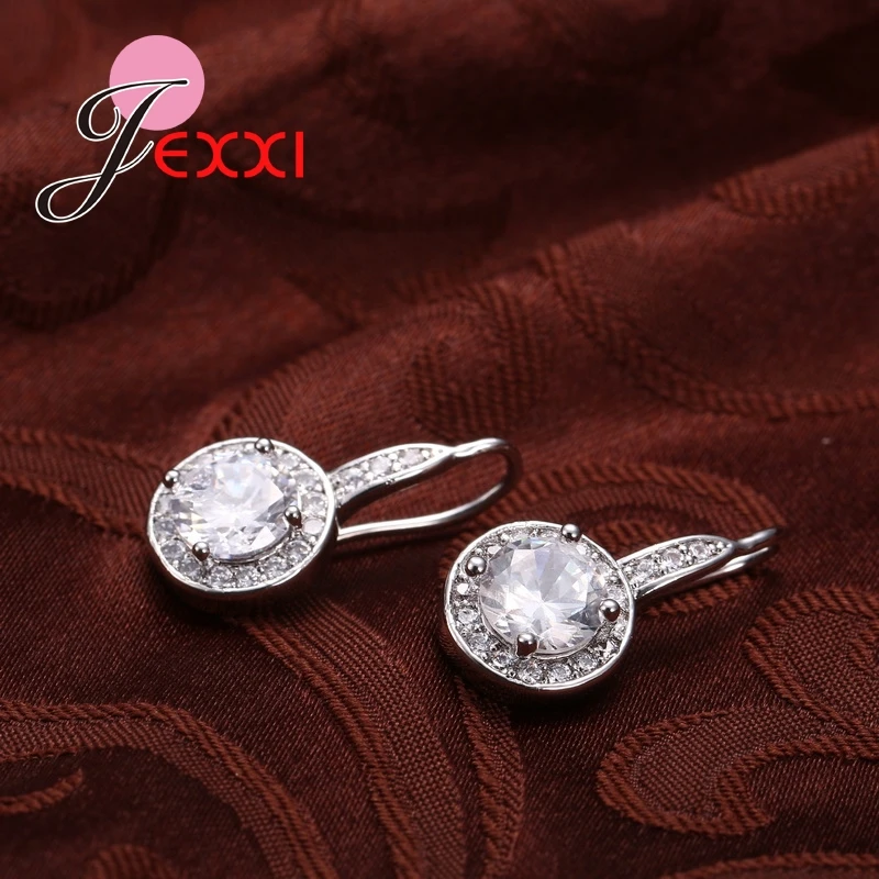 Женские серьги из серебра 925 пробы с фианитом|pendant switch|earring rhinestoneearrings zebra |