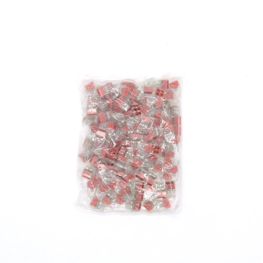 100 шт. 773-104 стандартных 4-контактных кабельных клеммных колодок 400 В 18-12AWG