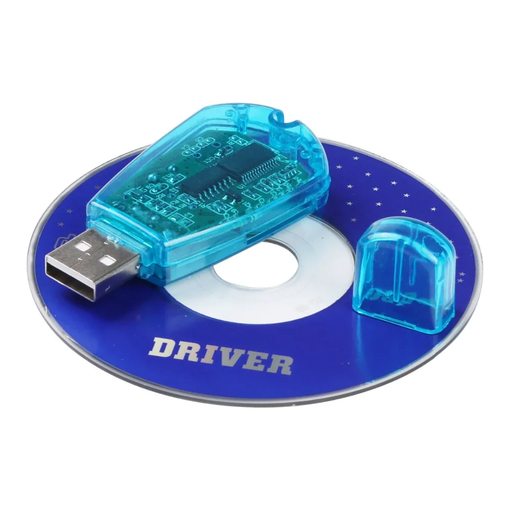 Blue USB Cellphone Standard SIM Card Reader Copy Cloner Writer SMS GSM/CDMA Backup with CD Disk