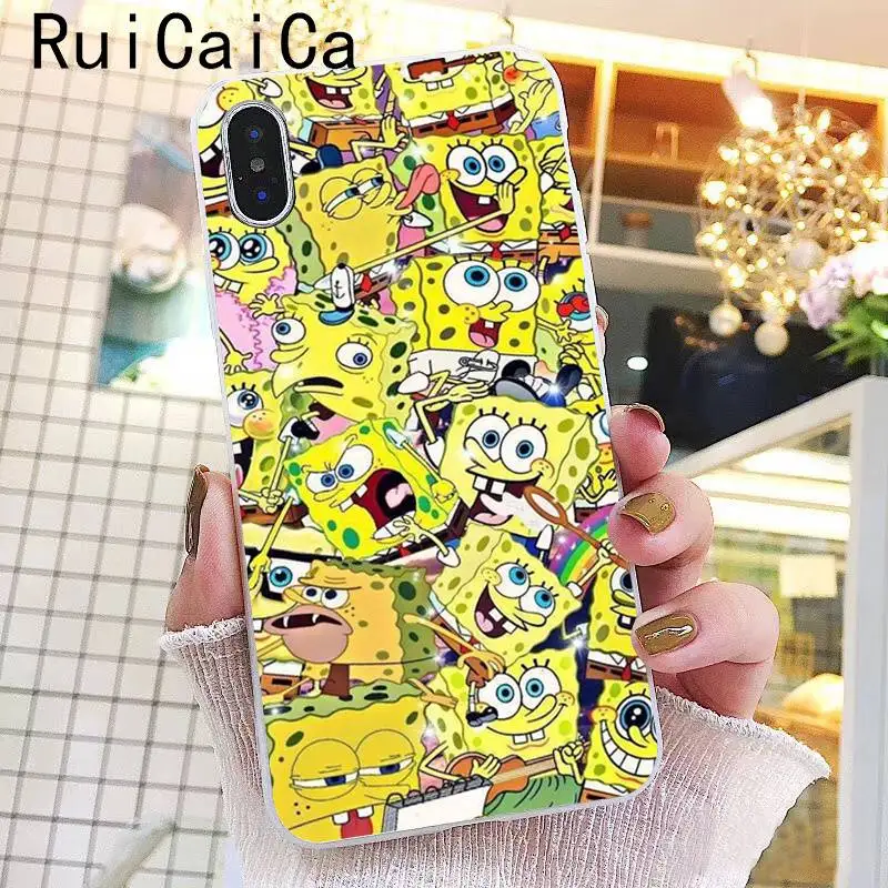 Ruicaica милый детский ТПУ чехол для телефона, чехол для iPhone 5 5Sx 6 7 7plus 8 8Plus X XS MAX XR Fundas Capa - Цвет: A8