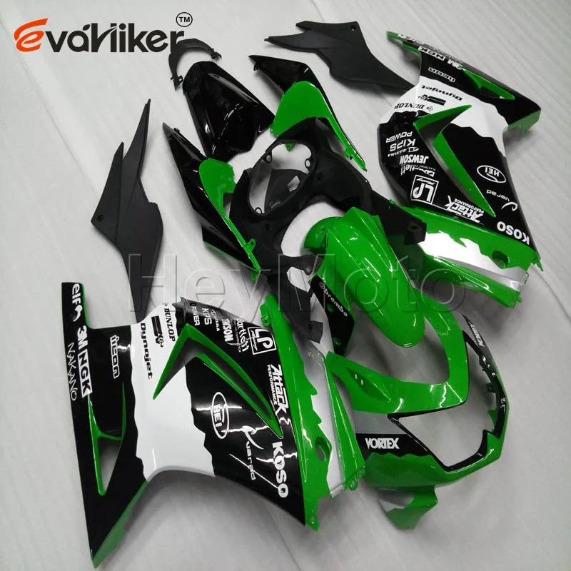 

ABS Plastic fairing for ZX250R EX250 2008 2009 2010 2011 2012 green EX 250 08 09 10 11 12 motorcycle panels Injection mold H2