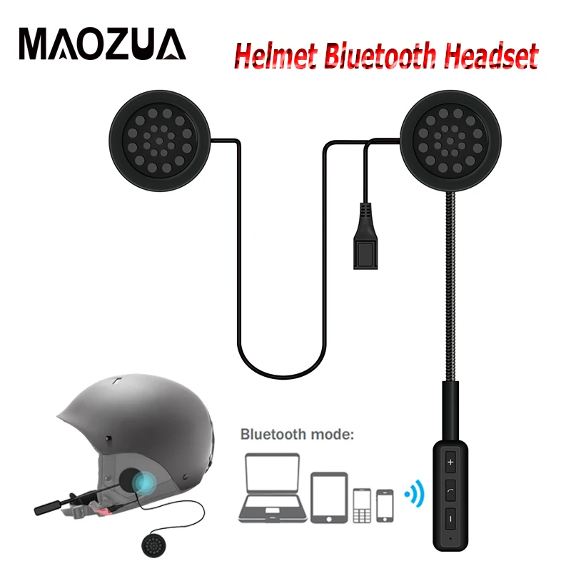 Новейшие мотоциклетный шлем Беспроводной Bluetooth гарнитура моторный наушники Hands