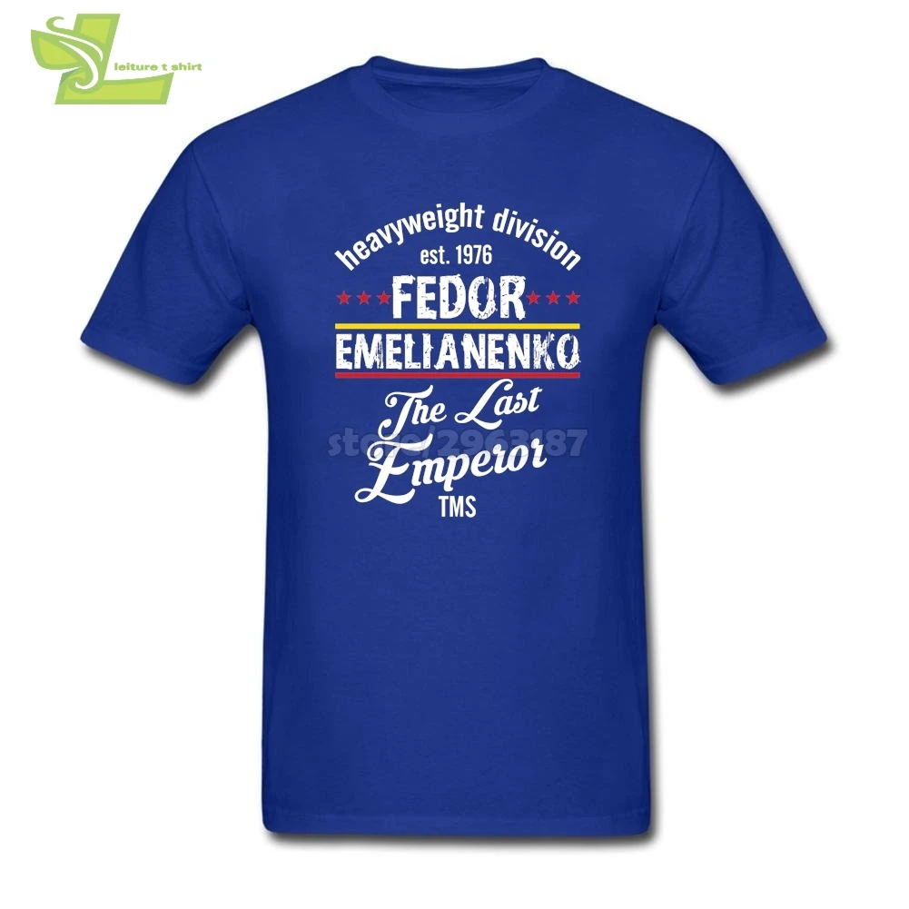 Забавные мужские футболки Fedor emelianko хлопковая футболка с коротким рукавом
