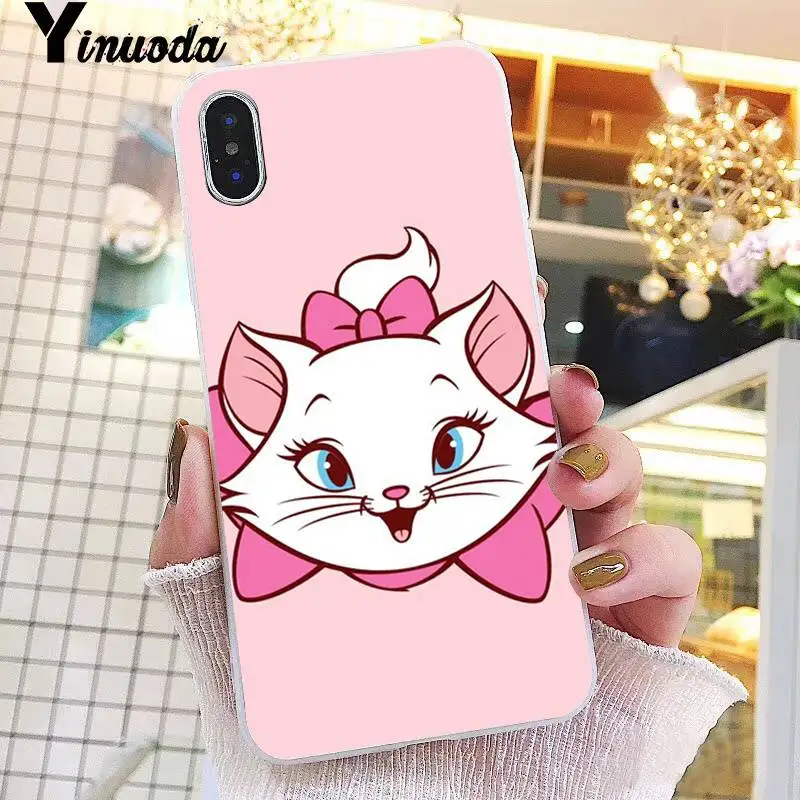 Yinuoda pet dog marie cat мультфильм прекрасное покрытие чехол для телефона iPhone 6S 6plus 7 7plus 8