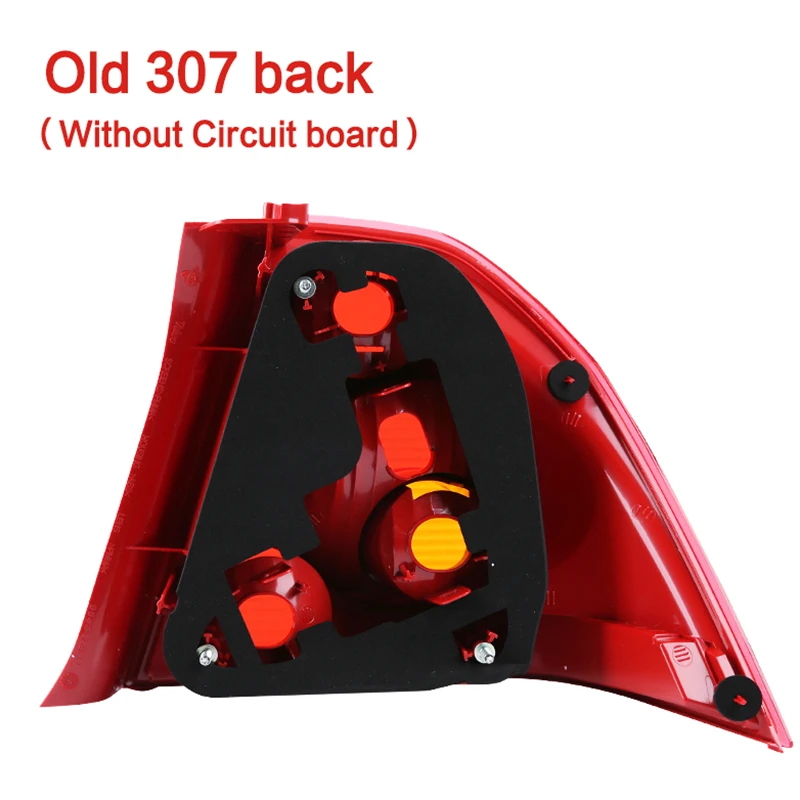 Taillight shell Rear lamp housing for Peugeot 307 sedan left and right rear lights Old 307 rear taillights Rear lights New 307