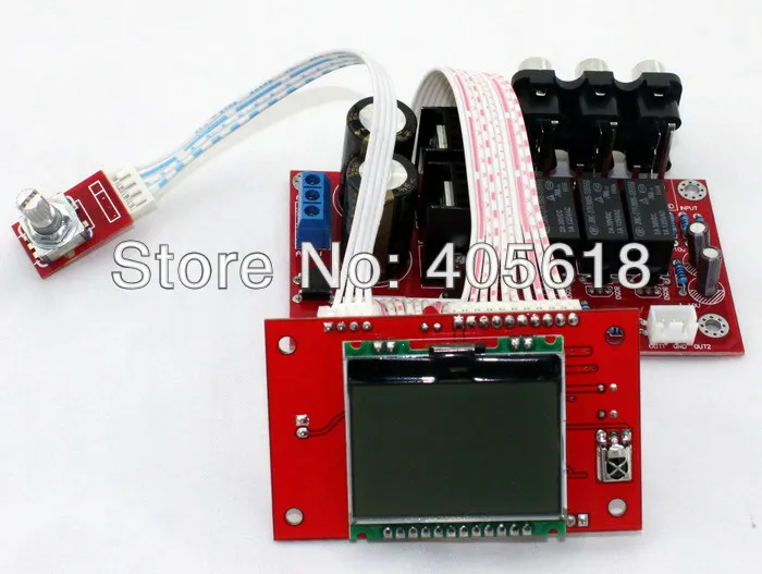 

PGA2311 remote preamp upgraded lattice screen with memory Mute
