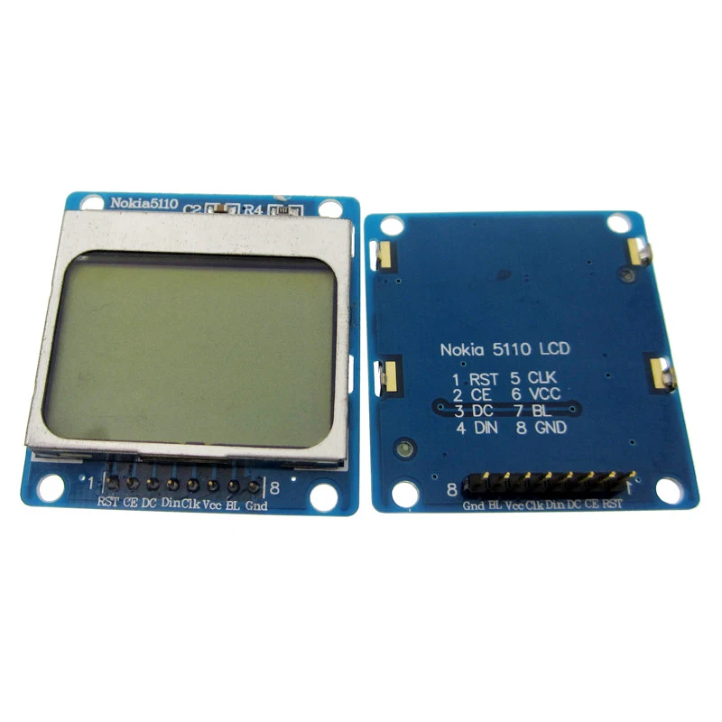 1 шт. синий 84X48 5110 ЖК модуль с синей подсветкой адаптером PCB LCD5110|Запасные части| |