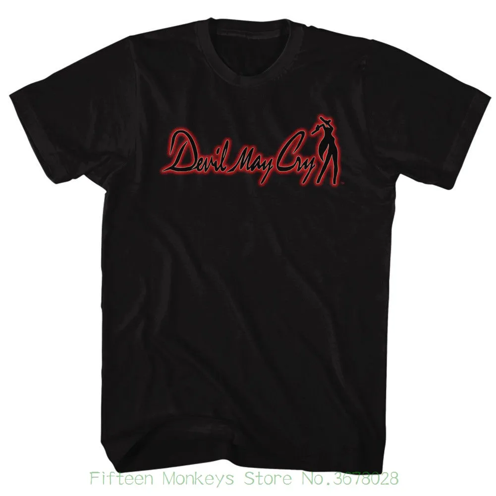 2019 летняя Горячая Распродажа футболок для мужчин Devil May Cry Dmc Логотип Черная