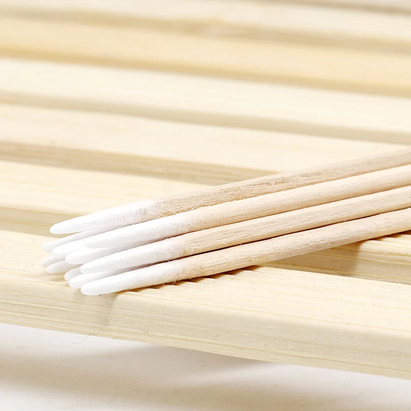 100 шт. деревянные ватные тампоны косметика Перманентный макияж здоровье