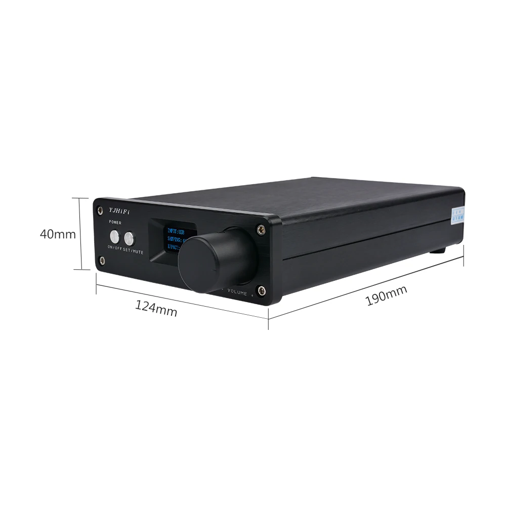 Цифровой усилитель звука AIYIMA OLED 2 1 USB оптический коаксиальный мощности 25 Вт * + 50