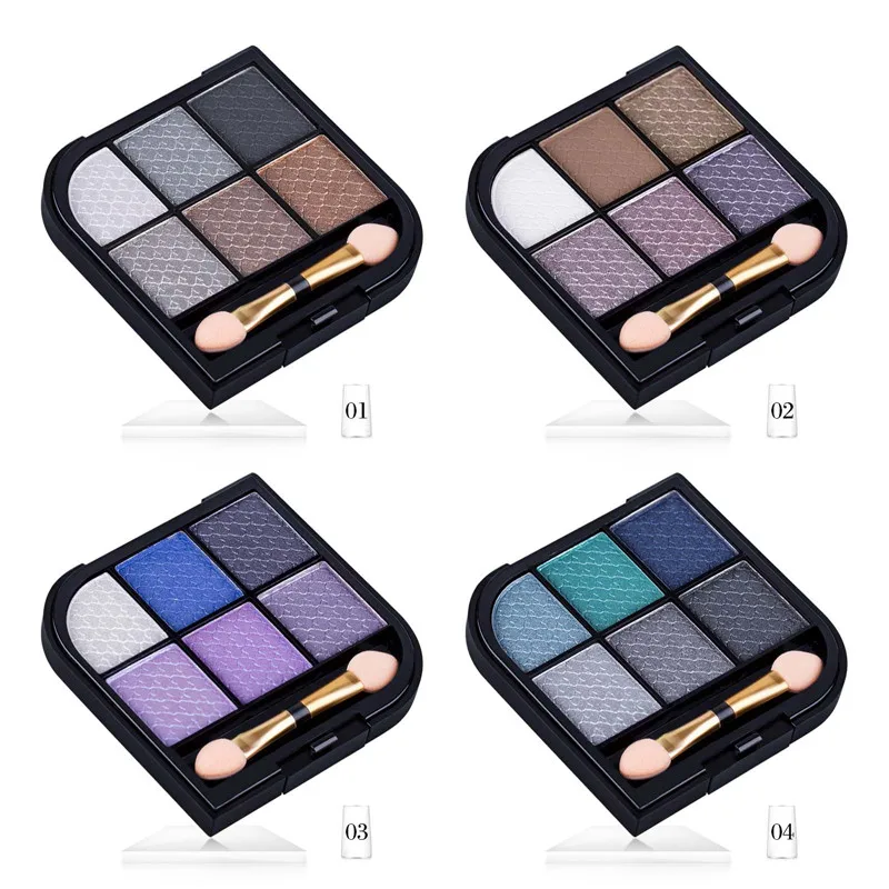 Идеальный летний макияж палитра естественный глаз свет шесть Цвета тени для век