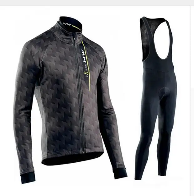 2019 Por T NW Northwave Велоспорт Комплект Майо Ropa Ciclismo гель комбинезон с длинным рукавом