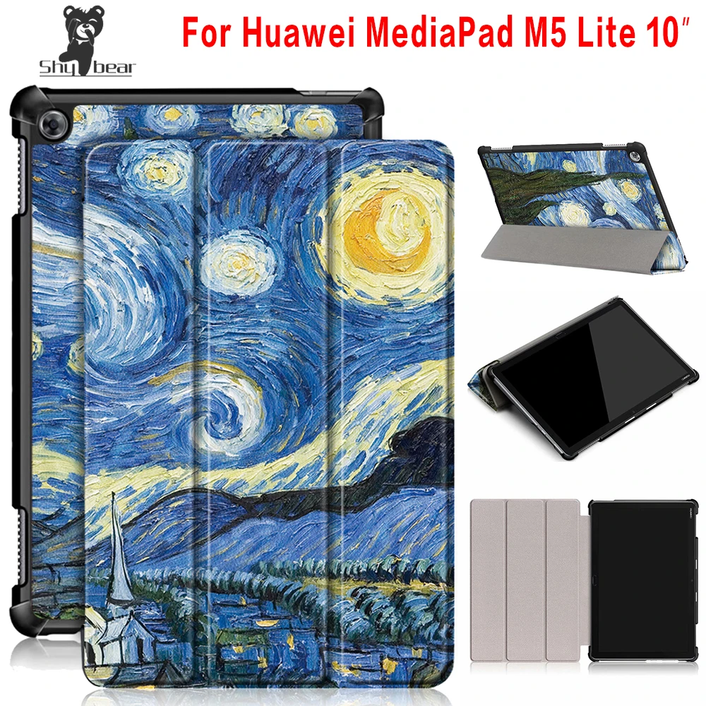 Шелковая печать чехол для huawei MediaPad M5 lite10'' 10 1 ''чехол Lite BAH2 L09/W19 DL A планшет