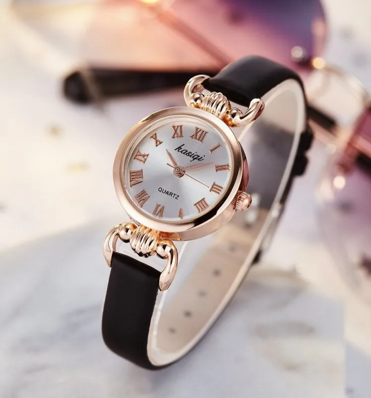Women's Bracelet Watches Quartz Wrist Watch Retro Rainbow Design Casual Leather Band Ladies Dress Sport Relogio Feminino | Наручные