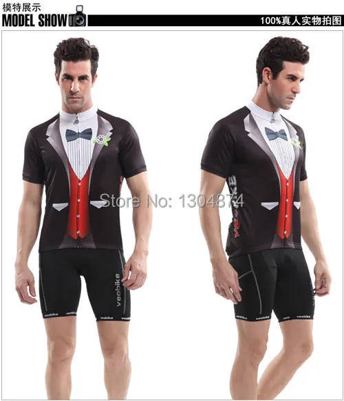 Summer Fashion Gentleman Breathable Cycling Jersey Short Sleeve Bicycle Wear Clothing Size(M-XXXL) VEOBIKE01 | Спорт и развлечения