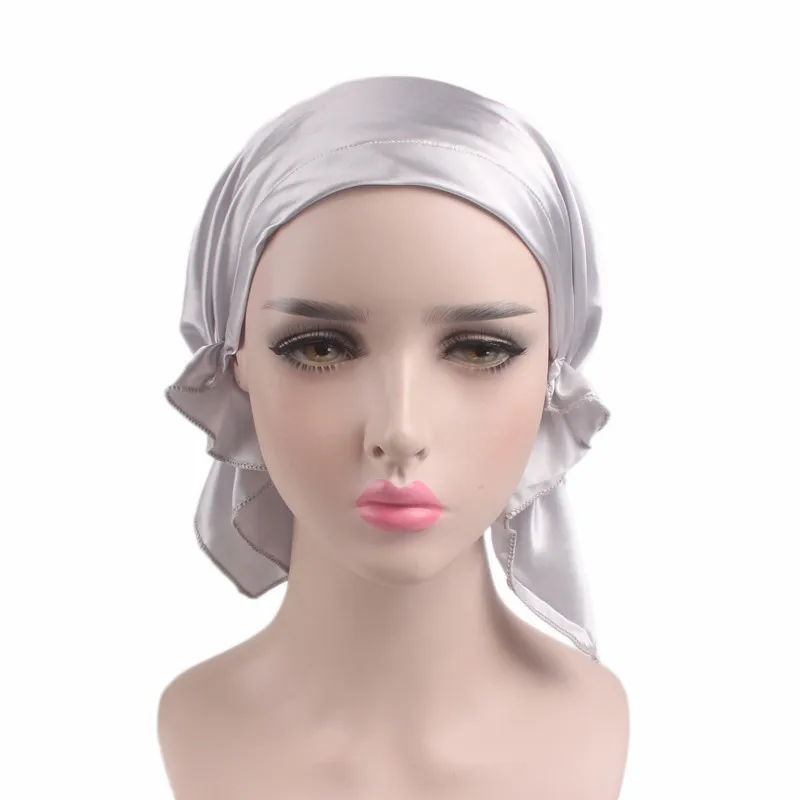 Helisopus Новинки для женщин сплошной Цвет Кепка chemo Бандана головная Косынка Для