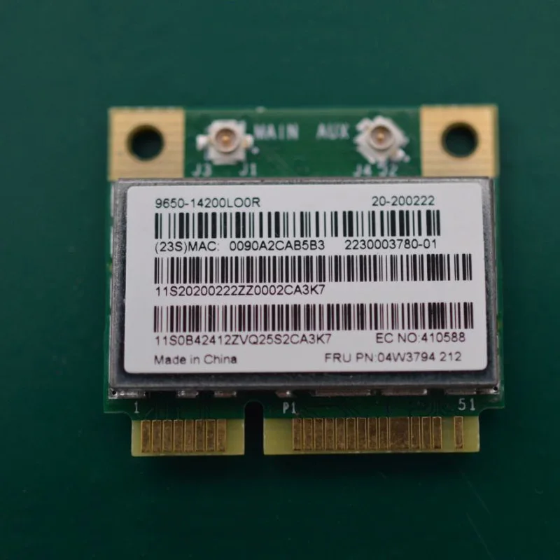 Комбинированная карта BCM43142 802.11bgn & BT4.0 HMC для ноутбука Lenovo Ideapad S210 S400 Y400 Y500 Z500 B480 Yoga 2