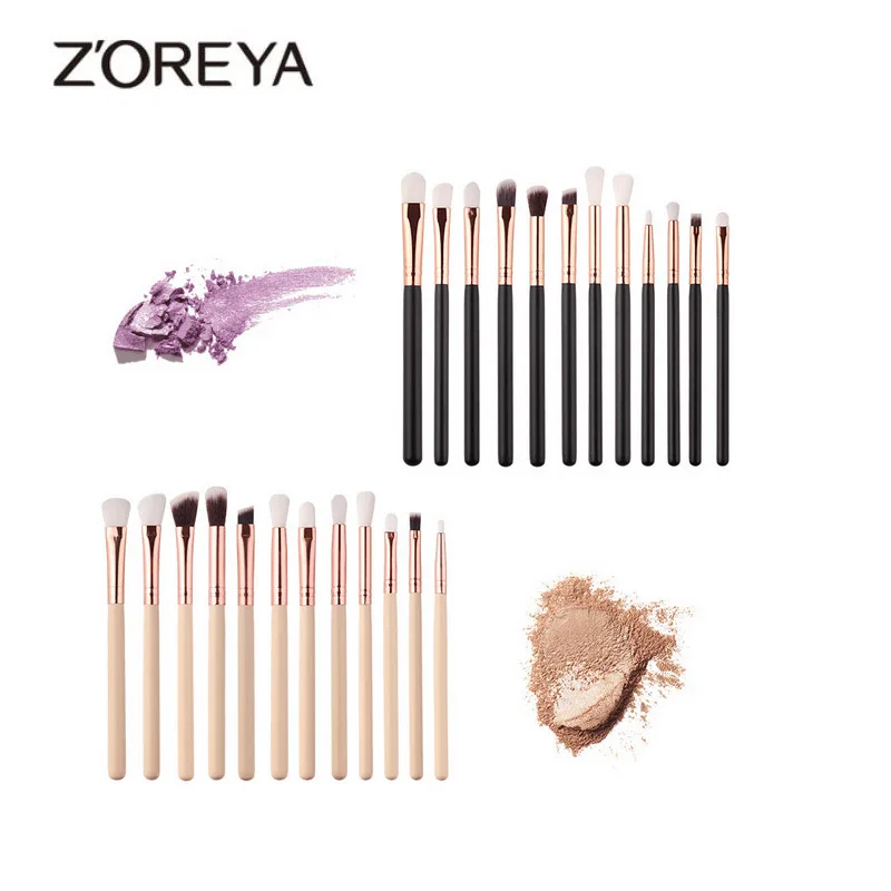 ZOREYA 12 шт. хит продаж кисти для макияжа кисточка век набор кистей инструменты pincel