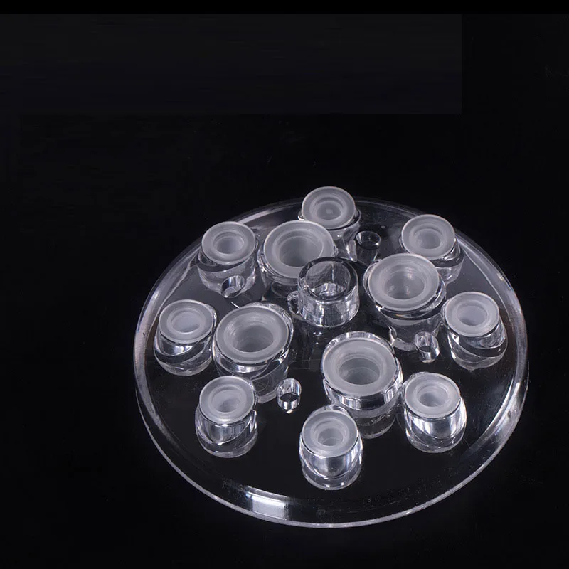 100 шт Мягкий микроблейдинг тату Чернила чашки колпачок пигмент силиконовый