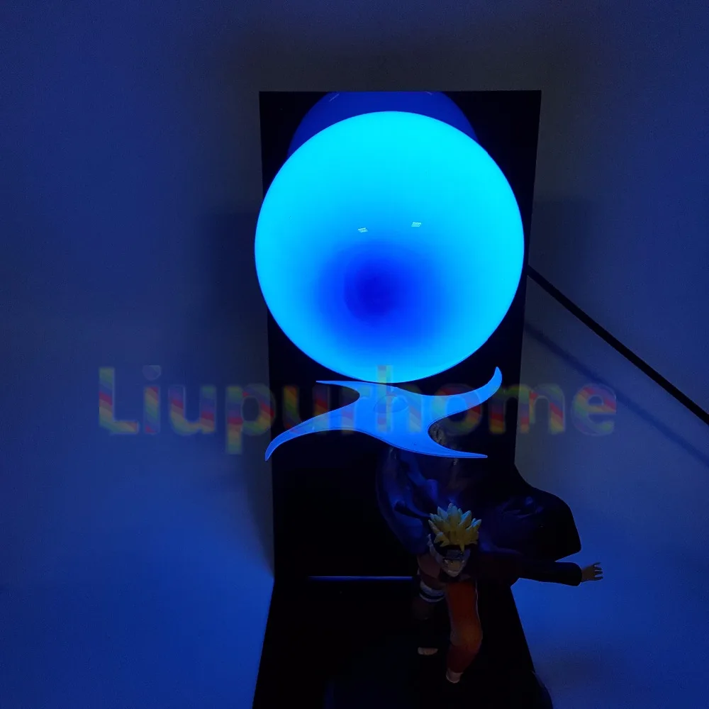 Героя аниме Наруто светодиодный светильник Rasengan модель с рисунком из Ураганные