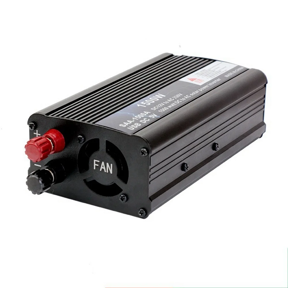1500 Вт автомобильный инвертор DC 12V к AC 110V 220V 50Hz/60Hz портативный модифицированный