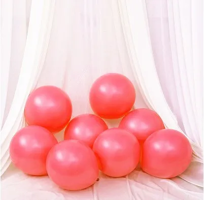 Macaron melon red 5 шт. матовый розовый латексный воздушные шары 10 дюймов 2,2 г баллоны с гелием надувные свадебные украшения Воздушные шары товары для дня рождения - Цвет: Macaron melon red