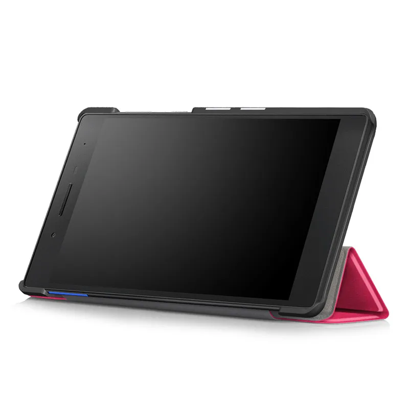 Чехол книжка из искусственной кожи с 3 сложениями для Lenovo Tab 7 0 основной TB 7304F 7304L