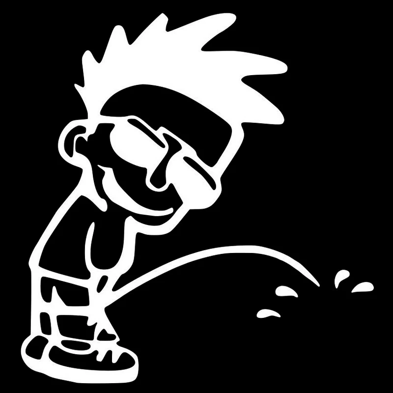 14 3 см * 15 в прохладный наклейка для мальчиков окна автомобиля Стикеры с рисунком