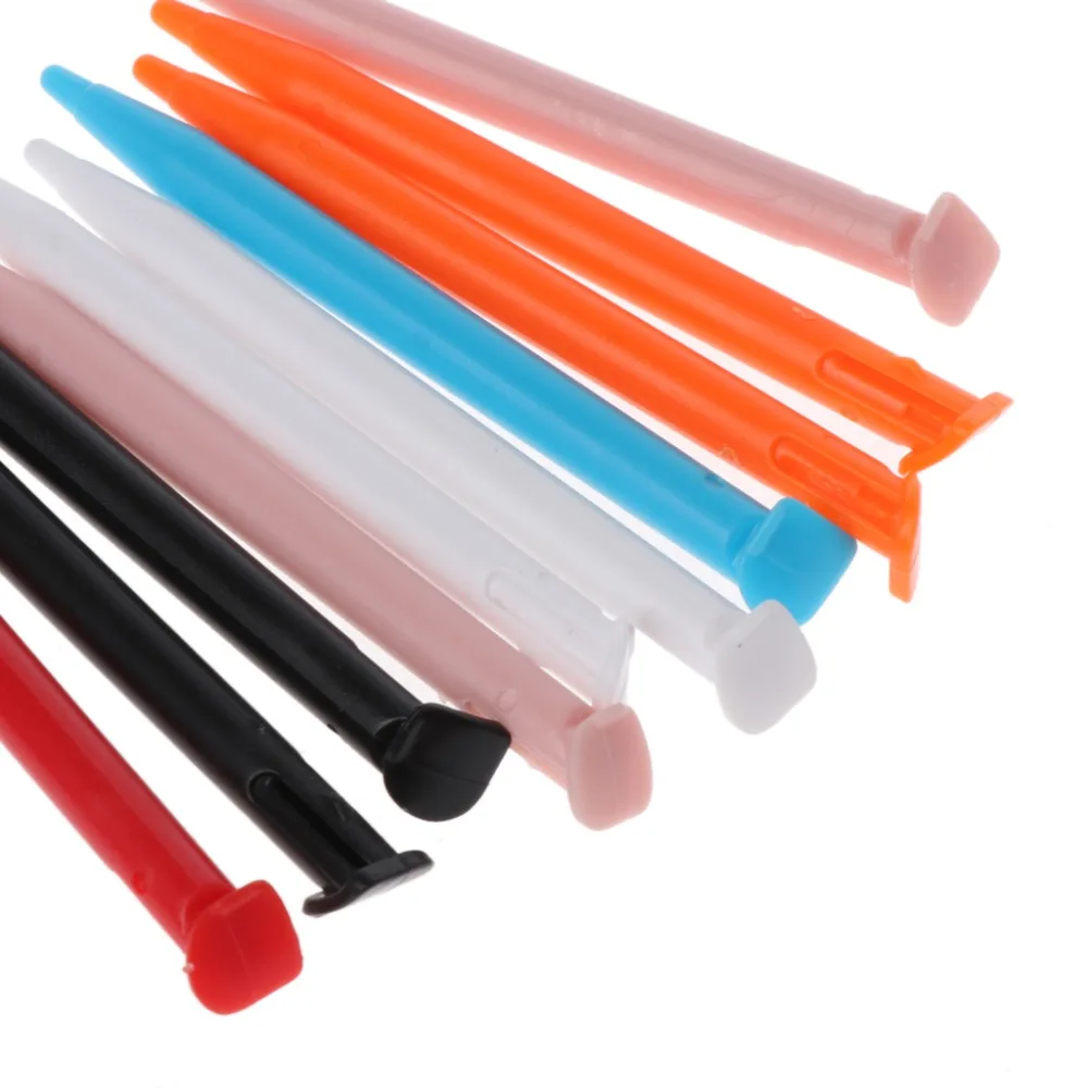 

10Pcs Plastic Stylus Pen Game Console Screen Touch Pens for Nintendo for 2DS XL / LL Multicolor C26