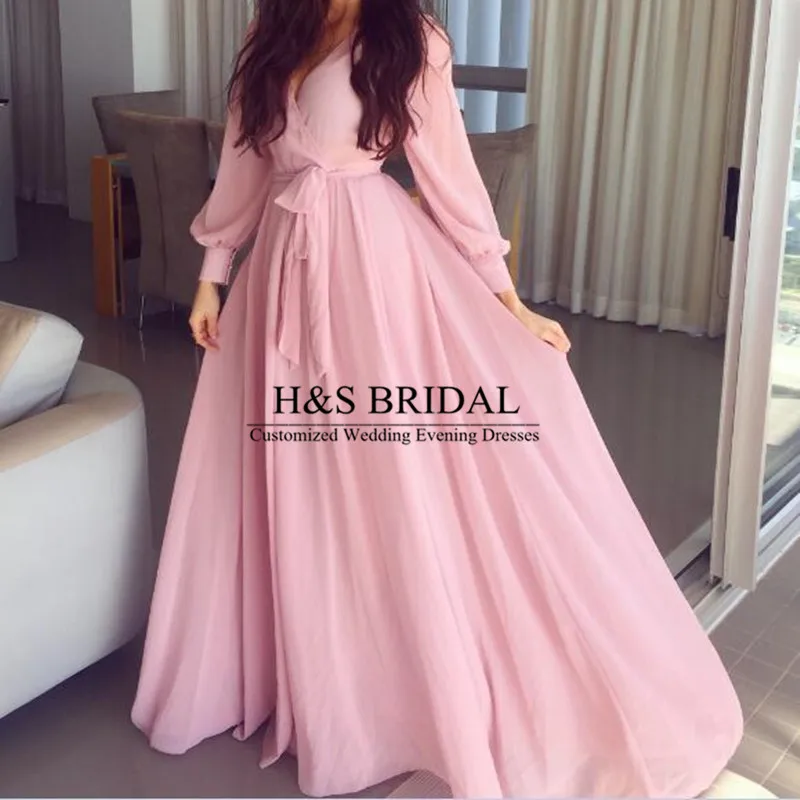 Новое поступление шифоновое свадебное платье с V образным вырезом и драпировкой