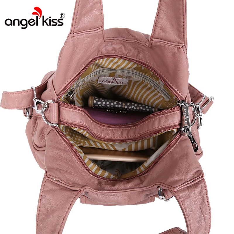 Женская сумка мессенджер Angelkiss модная водонепроницаемая из мягкой искусственной